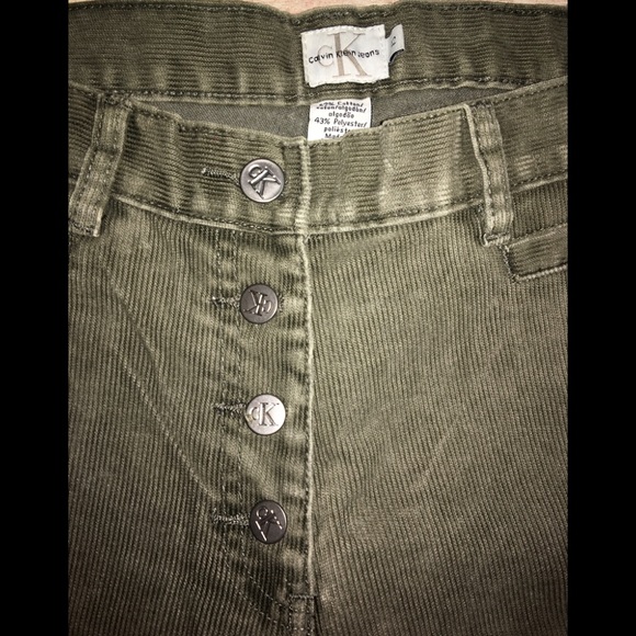 Calvin Klein Distressed Corduroy Pants Size 12 - Picture 5 of 9